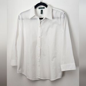 Ralph Lauren White Dress Shirt for Women